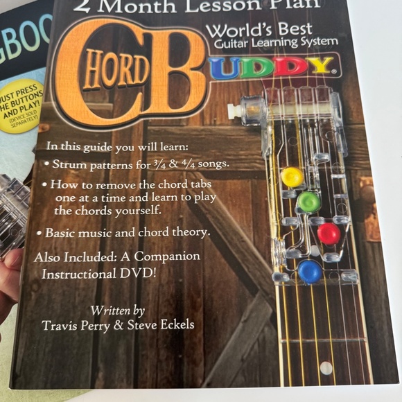 Chord Buddy ~ Guitar Learning Tool System ~ 2 month lesson plan, songbook - Picture 2 of 7